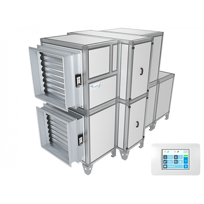 Приточно-вытяжная установка Breezart 10000 Aqua RR F (без стоимости смесит. узла)