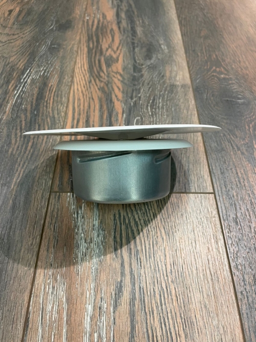 Диффузор стальной приточно-вытяжной FoZa PV-100 Белый матовый