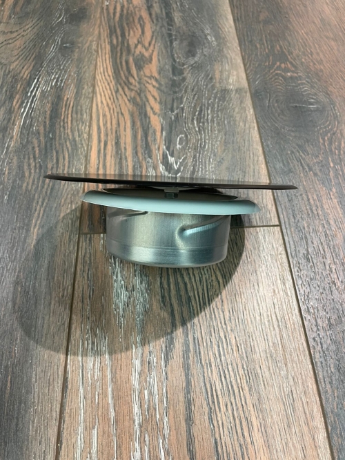 Диффузор стальной приточно-вытяжной FoZa PV-100 Черный матовый RAL9005