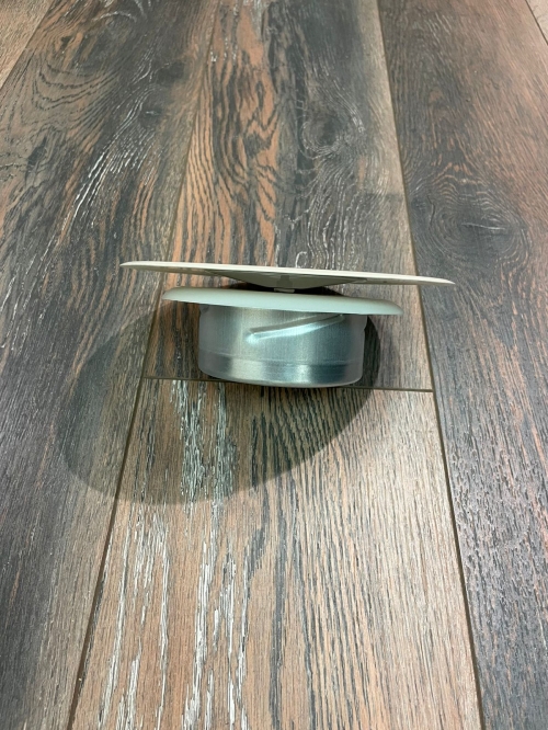 Диффузор стальной приточно-вытяжной FoZa PV-100 Слоновая кость RAL1013