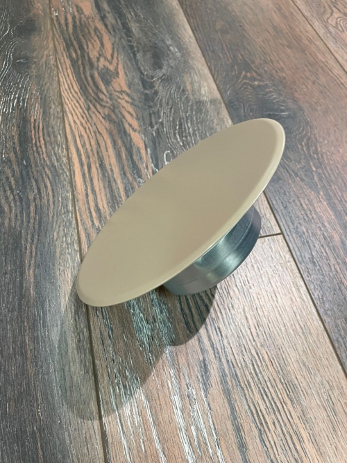 Диффузор стальной приточно-вытяжной FoZa PV-100 Шампань матовый RAL1019