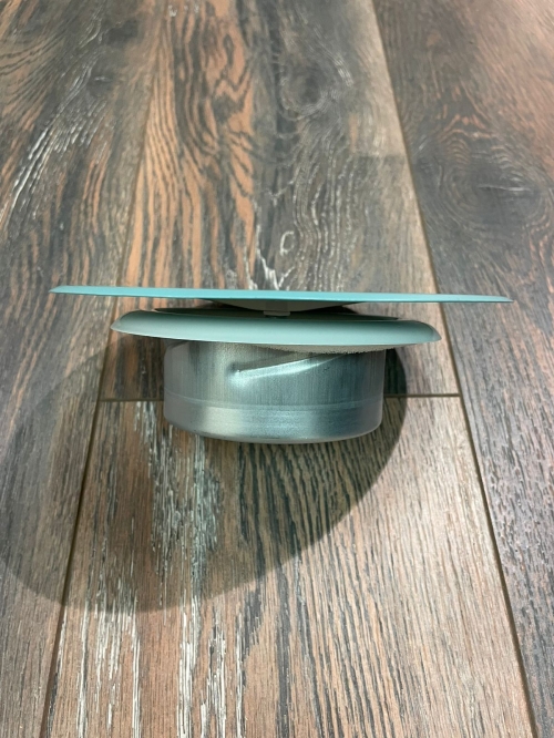 Диффузор стальной приточно-вытяжной FoZa PV-100 Бирюза матовый RAL6034