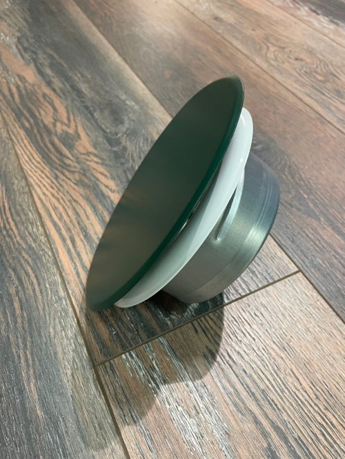 Диффузор стальной приточно-вытяжной FoZa PV-125 Зеленый матовый RAL6028