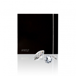 Вентилятор Soler & Palau Silent Design 100 CZ Swarovski Black