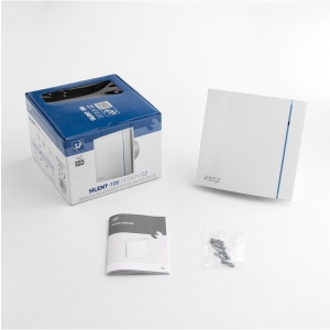 Вентилятор Soler & Palau Silent Design 100 CRZ Matt White (Таймер)