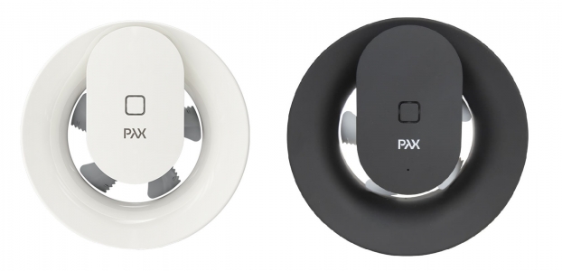 Вентилятор накладной PAX Norte Black (таймер, датчик влажности, программируемый, Bluetooth управление)