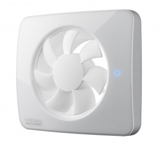 Вентилятор накладной FRESH Intellivent ICE (Управление по Bluetooth, таймер, датчик влажности, программируемый, LED-подсветка)