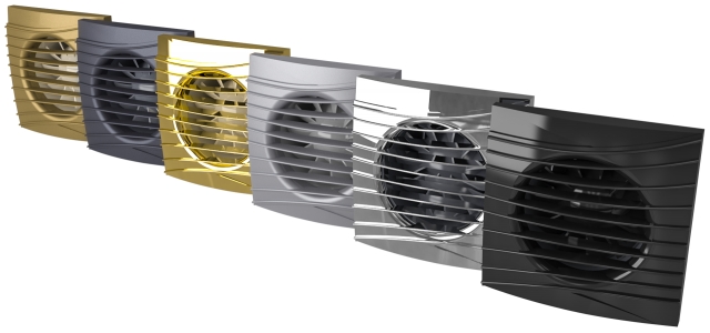 Вентилятор накладной ERA DiCiTi SILENT 4C Оbsidian d100